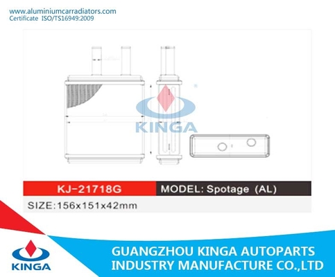 Китай Подогреватель радиатора теплообменного аппарата радиатора передачи тепла для AL KIA Spotage поставщик