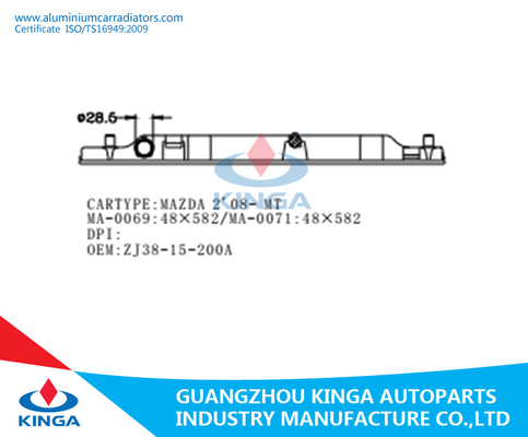 MAZDA 2' 08 цистерна с водой радиатора ремонта PA66 бака радиатора OEM ZJ3815200 пластичная поставщик